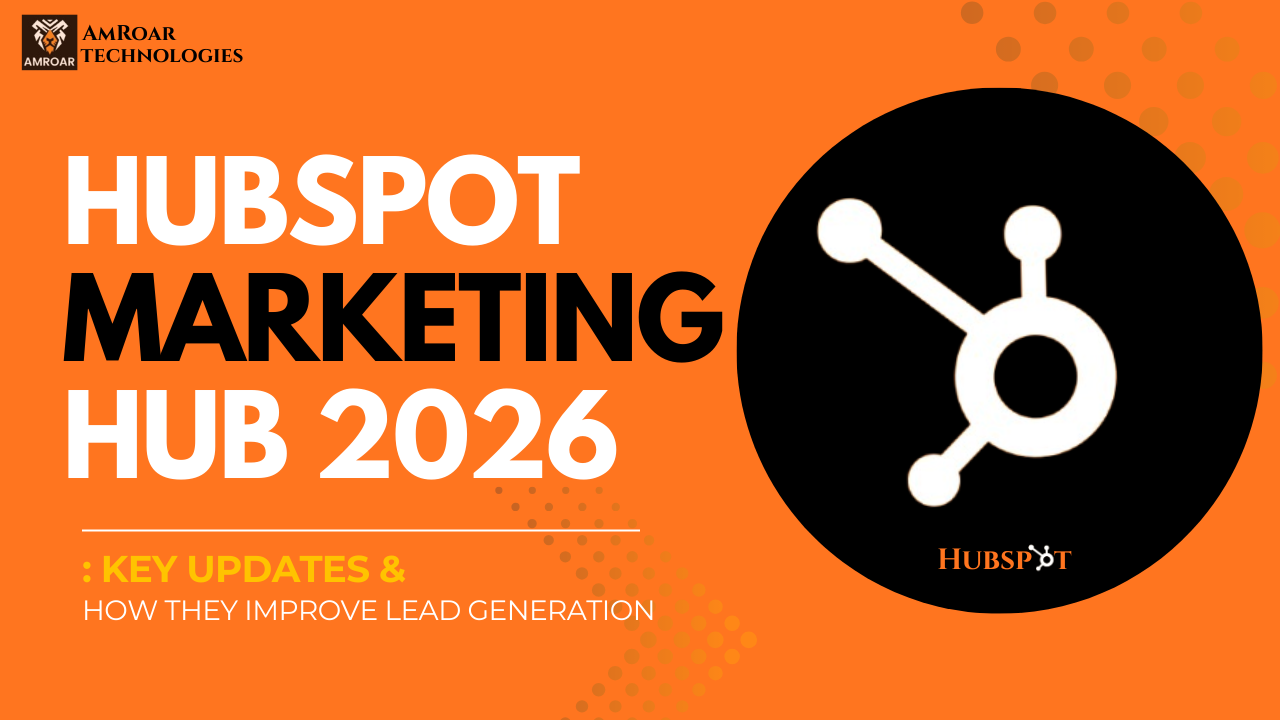 HubSpot Marketing Hub 2026 dashboard showing AI automation and lead generation tools