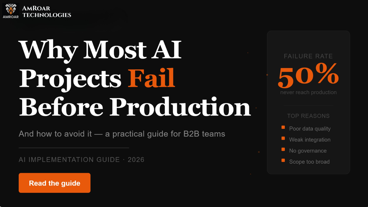 Why AI projects fail — 7 real reasons enterprise AI never reaches production