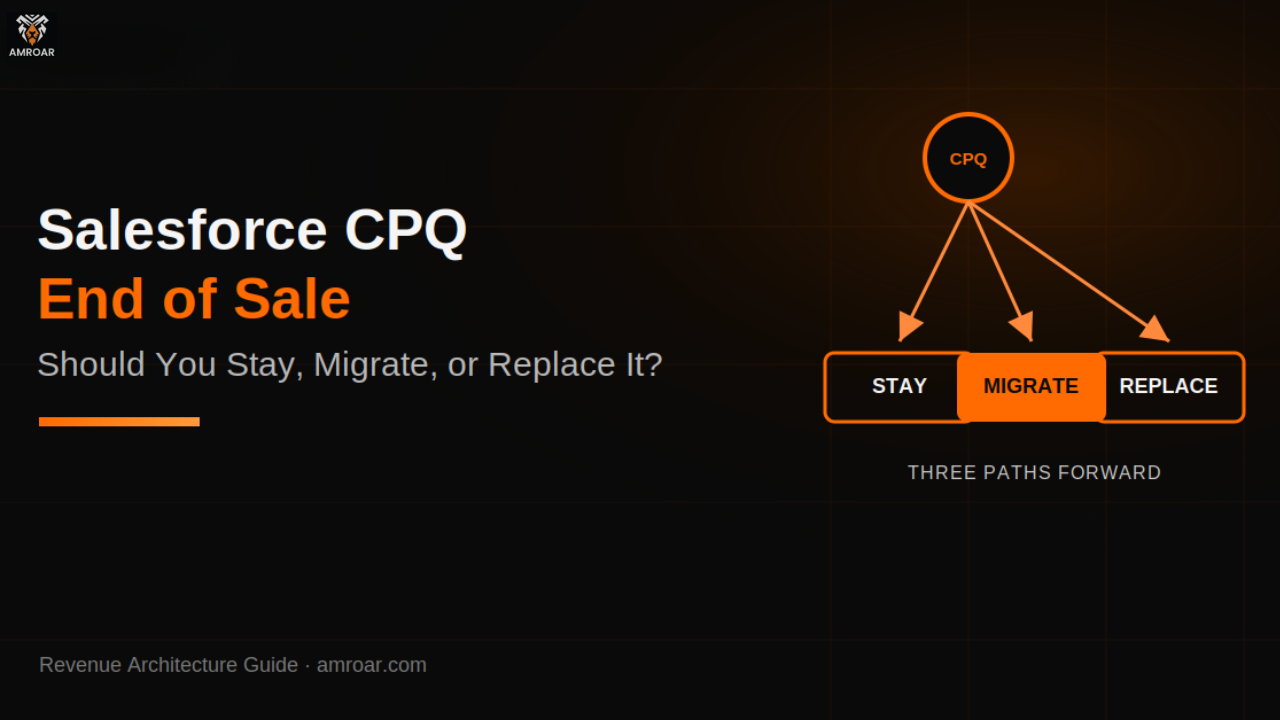 Salesforce CPQ End of Sale: Should You Stay, Migrate, or Replace It?