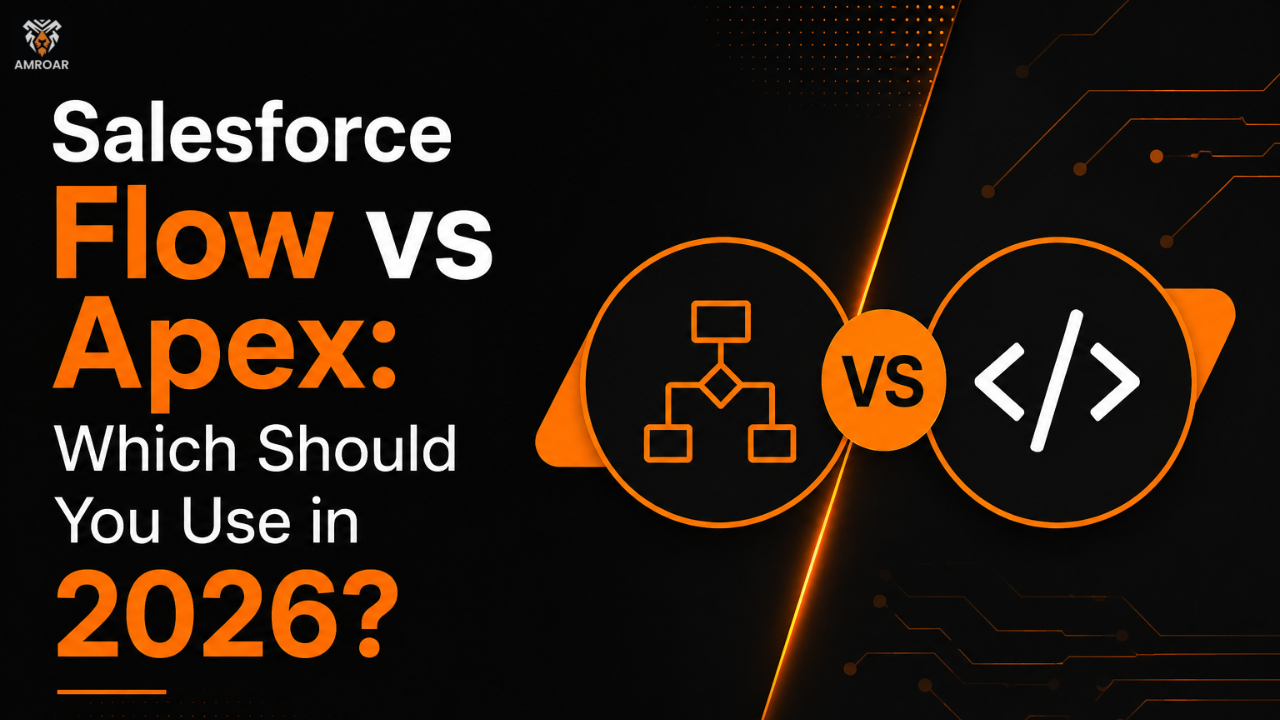 Salesforce Flow vs Apex comparison for automation in 2026
